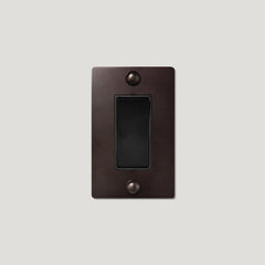 JASPER 1G Rocker Light Switch - Blackened Bronze