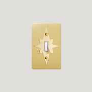 Plank Hardware JASPER 1G Star Toggle Switch - Brass / Unlacquered Brass