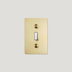 Plank Hardware JASPER 1G Toggle Switch - Unlacquered Brass