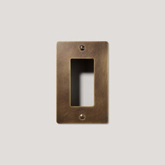Plank Hardware JASPER 1G Universal Plate - Antique Brass