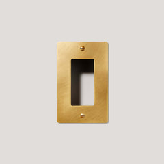 Plank Hardware JASPER 1G Universal Plate - Heritage Brass