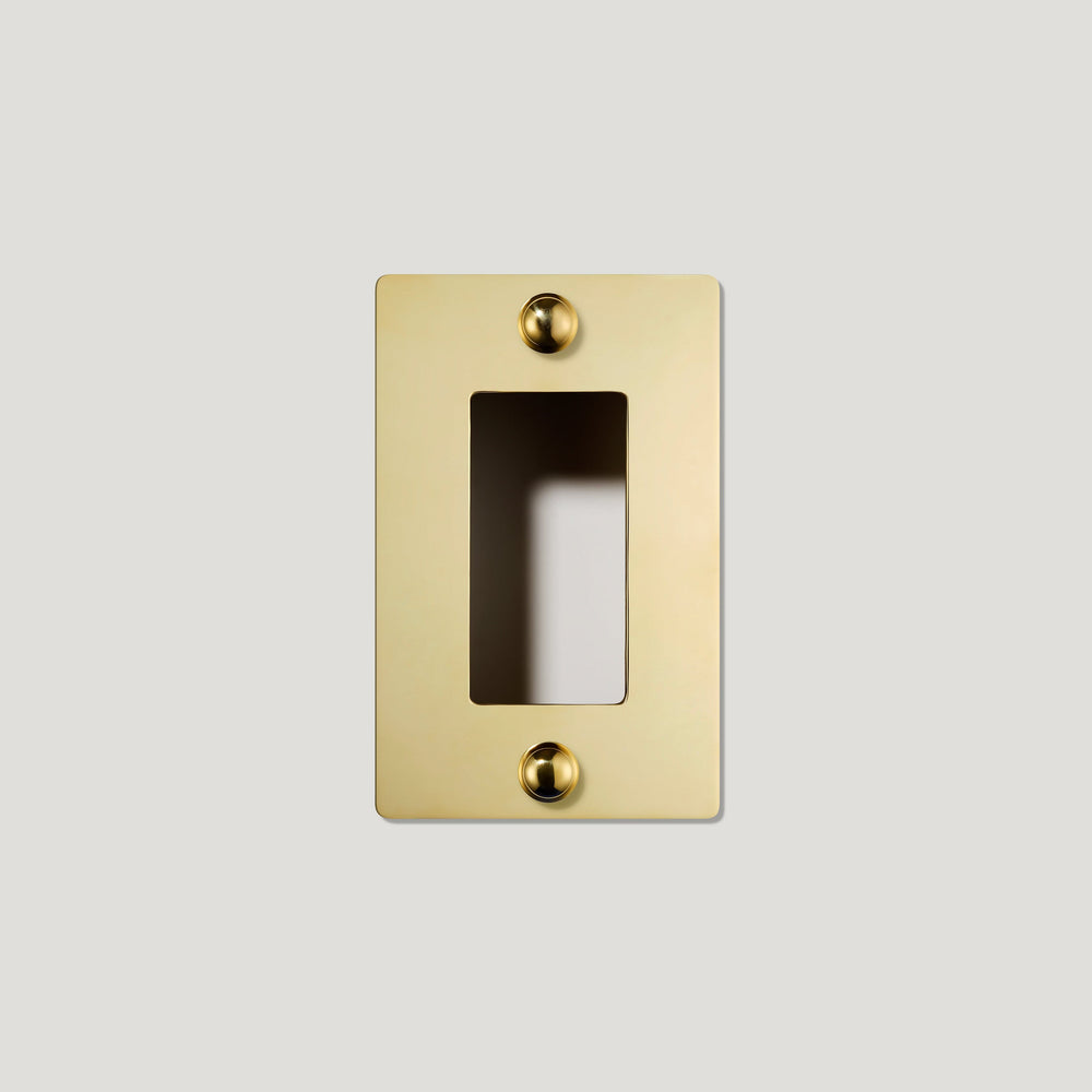JASPER 1G Universal Plate - Unlacquered Brass