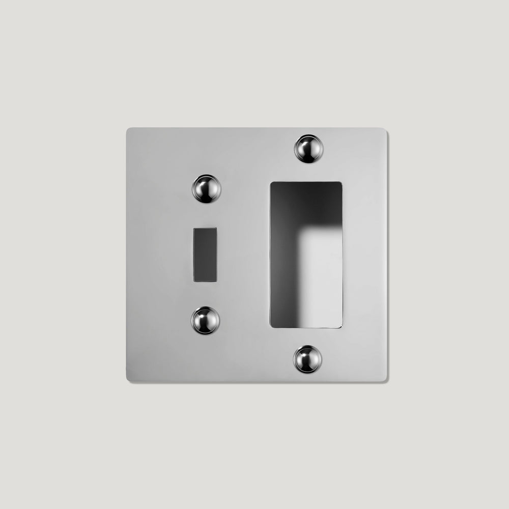 JASPER 2G Mixed Plate (Toggle/Universal) - Polished Nickel