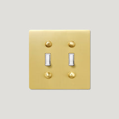 Plank Hardware JASPER 2G Toggle Switch - Brass