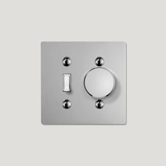 Plank Hardware JASPER 2G Toggle Switch & Dimmer - Polished Nickel