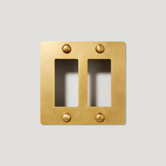 Plank Hardware JASPER 2G Universal Plate - Heritage Brass
