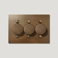 JASPER 3G Dimmer Light Switch - Antique Brass