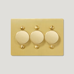 JASPER 3G Dimmer Light Switch - Brass