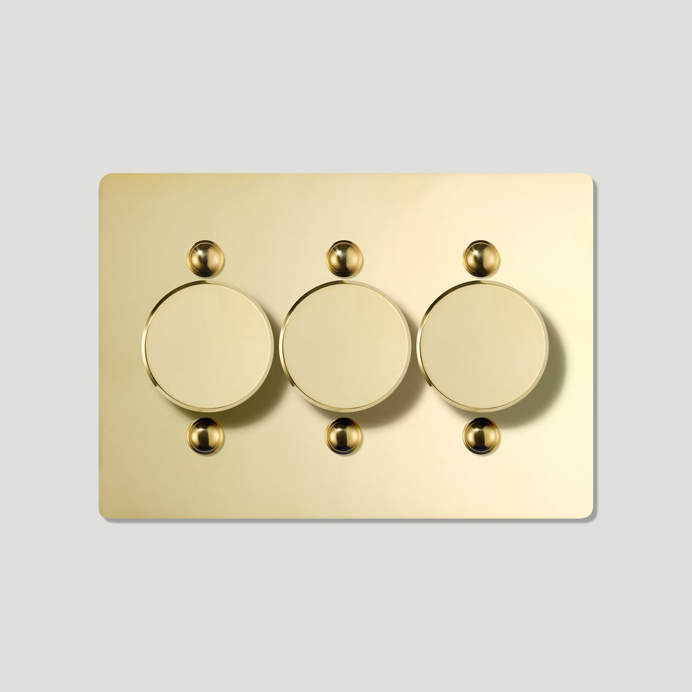 JASPER 3G Dimmer Switch - Unlacquered Brass