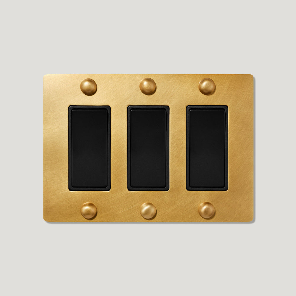 JASPER 3G Rocker Switch - Heritage Brass