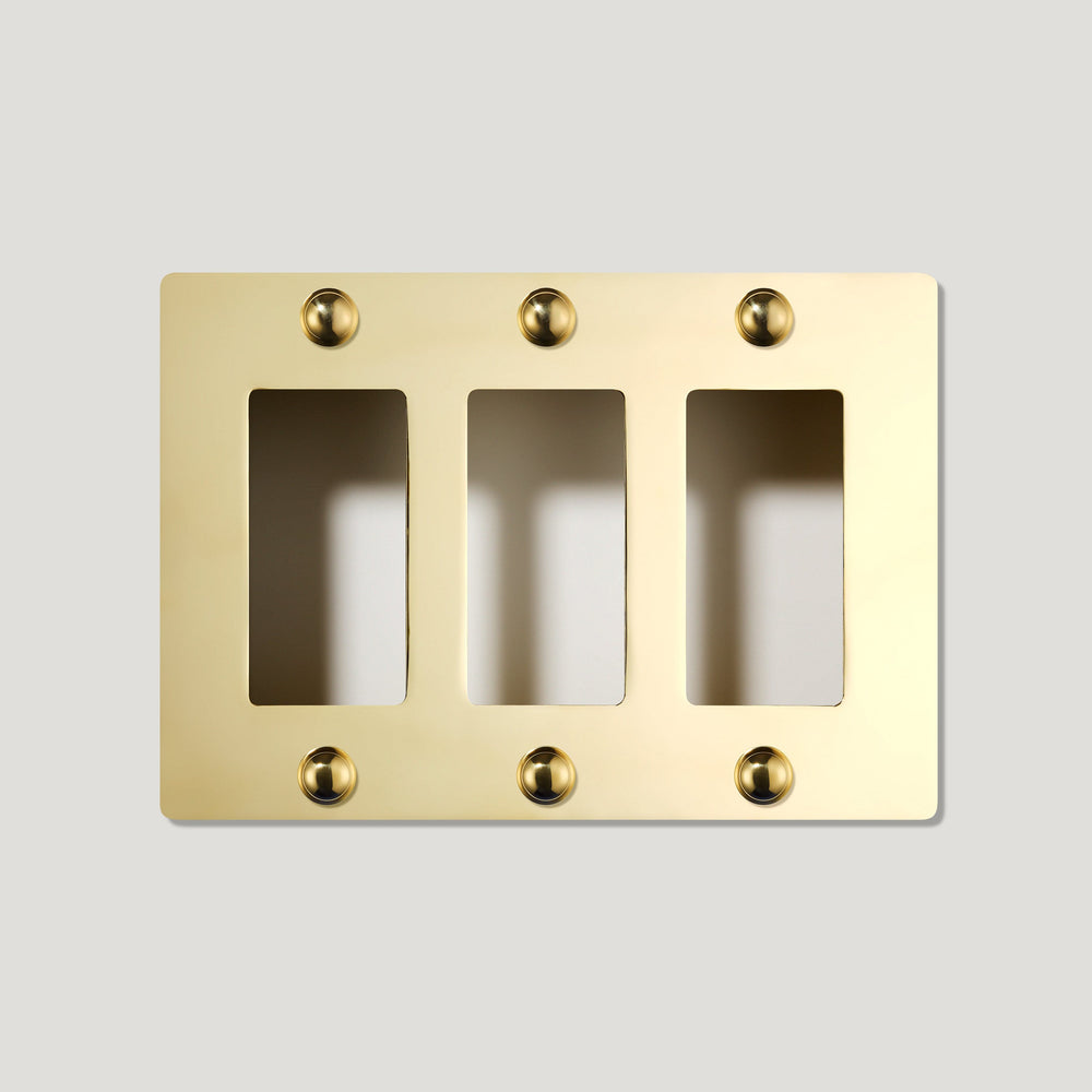 JASPER 3G Universal Plate - Unlacquered Brass