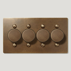 JASPER 4G Dimmer Light Switch - Antique Brass