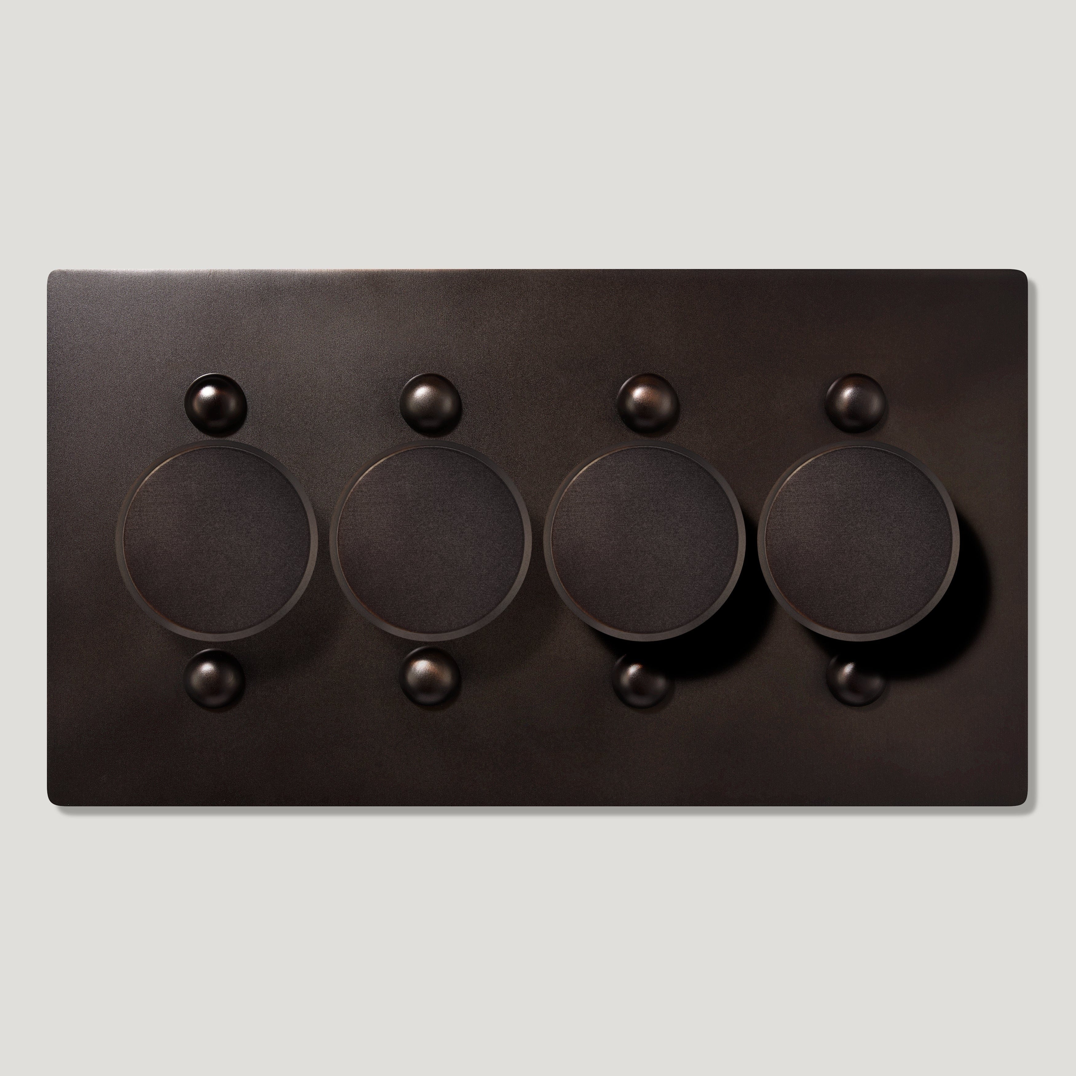 Plank Hardware JASPER 4G Dimmer Switch - Blackened Bronze