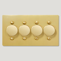 JASPER 4G Dimmer Light Switch - Brass