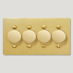 Plank Hardware JASPER 4G Dimmer Switch - Brass