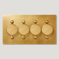 JASPER 4G Dimmer Light Switch - Heirloom Brass
