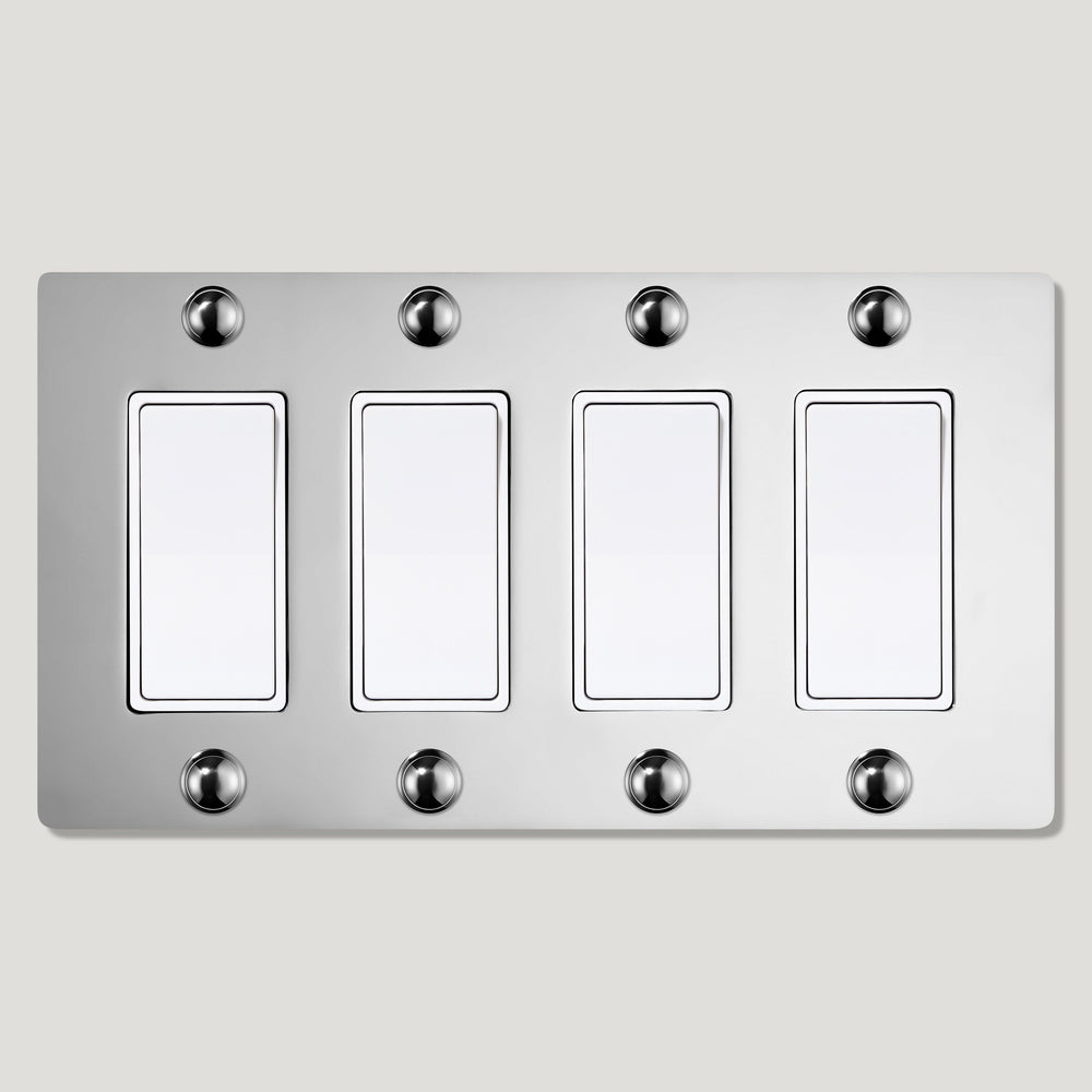 JASPER 4G Rocker Switch - Polished Nickel