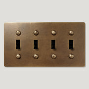 Plank Hardware JASPER 4G Toggle Switch - Antique Brass