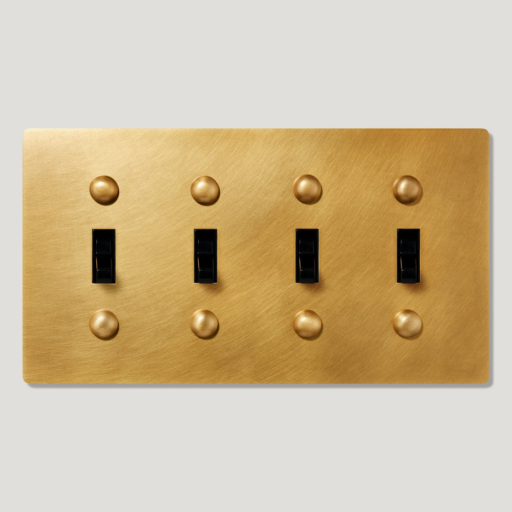 JASPER 4G Toggle Switch - Heritage Brass