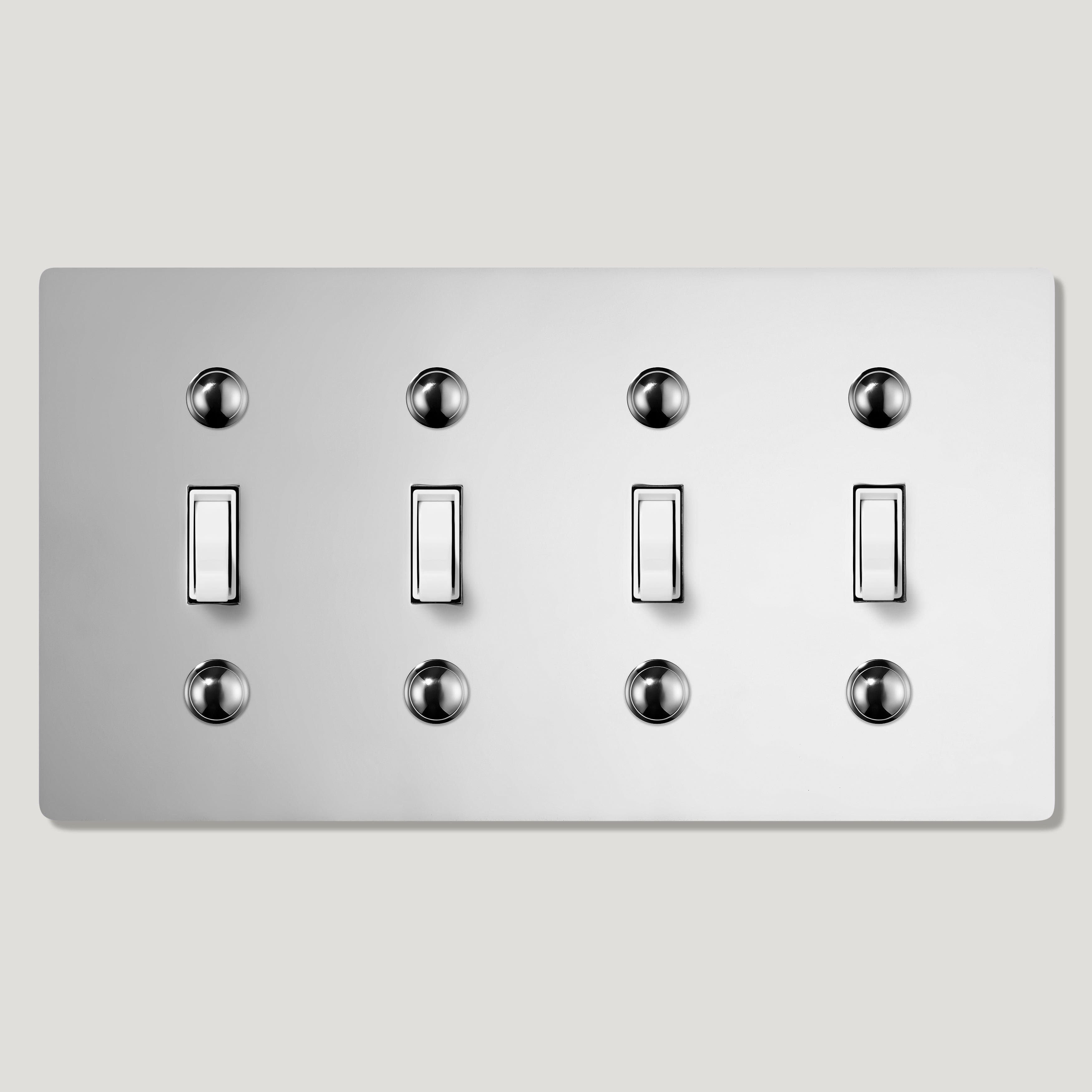 Plank Hardware JASPER 4G Toggle Switch - Polished Nickel