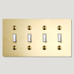 JASPER 4G Toggle Light Switch - Unlacquered Brass