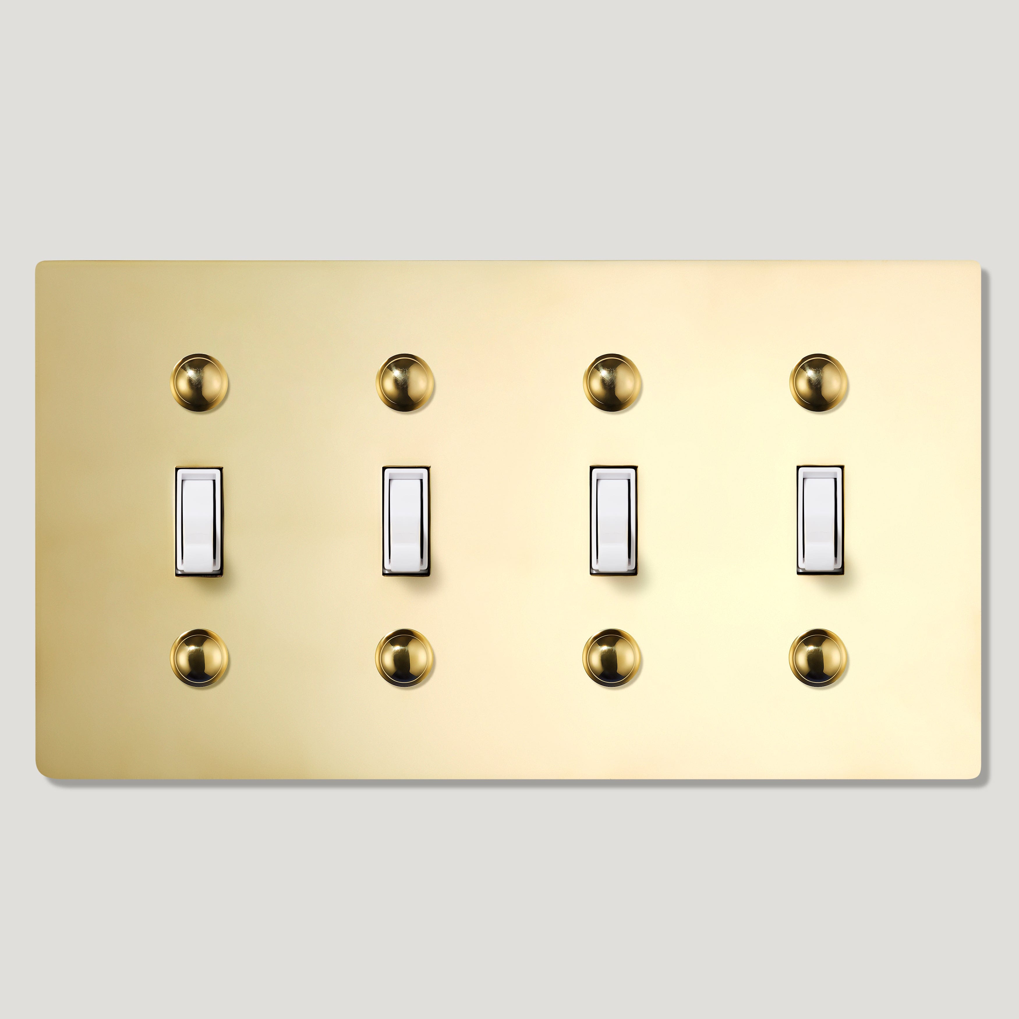 Plank Hardware JASPER 4G Toggle Switch - Unlacquered Brass
