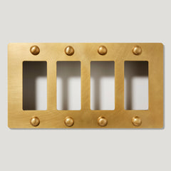 Plank Hardware JASPER 4G Universal Plate - Heritage Brass