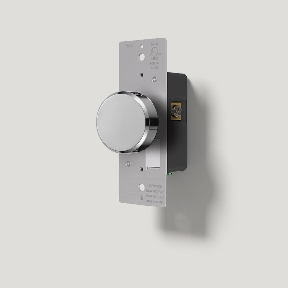 JASPER Dimmer Switch Module - Polished Nickel Detail