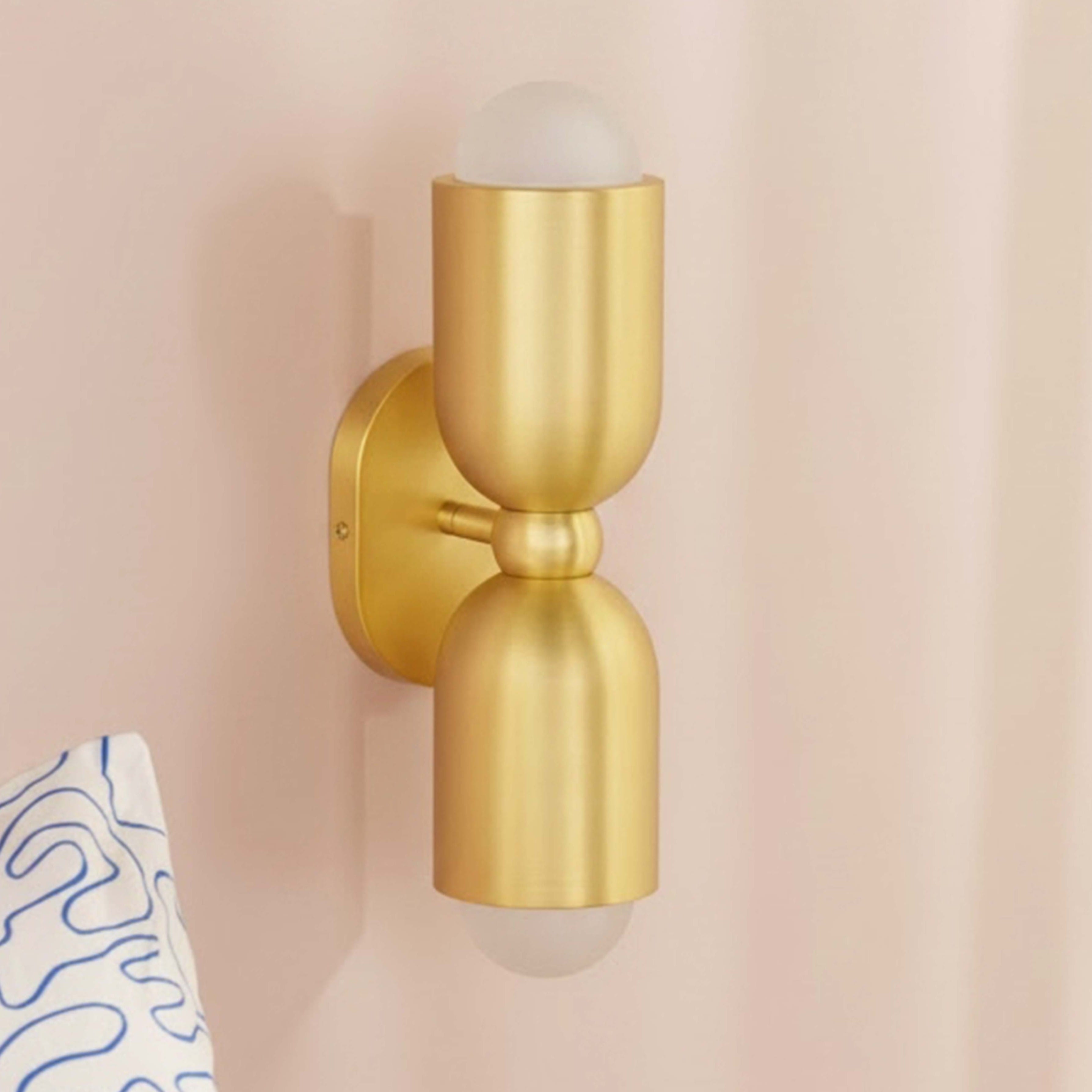 Plank Hardware JENSEN Double Wall Sconce - Brass