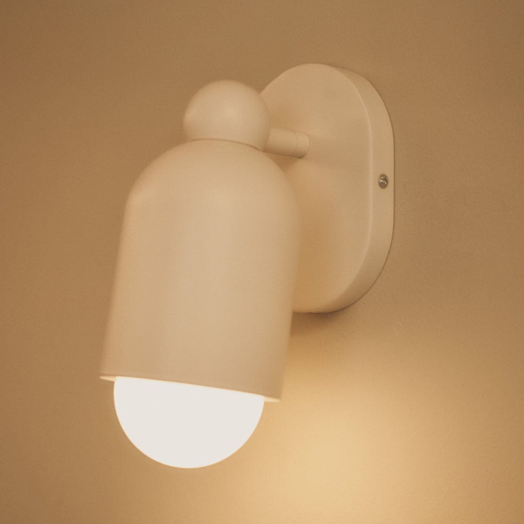 Plank Hardware JENSEN Single Wall Sconce - Cream