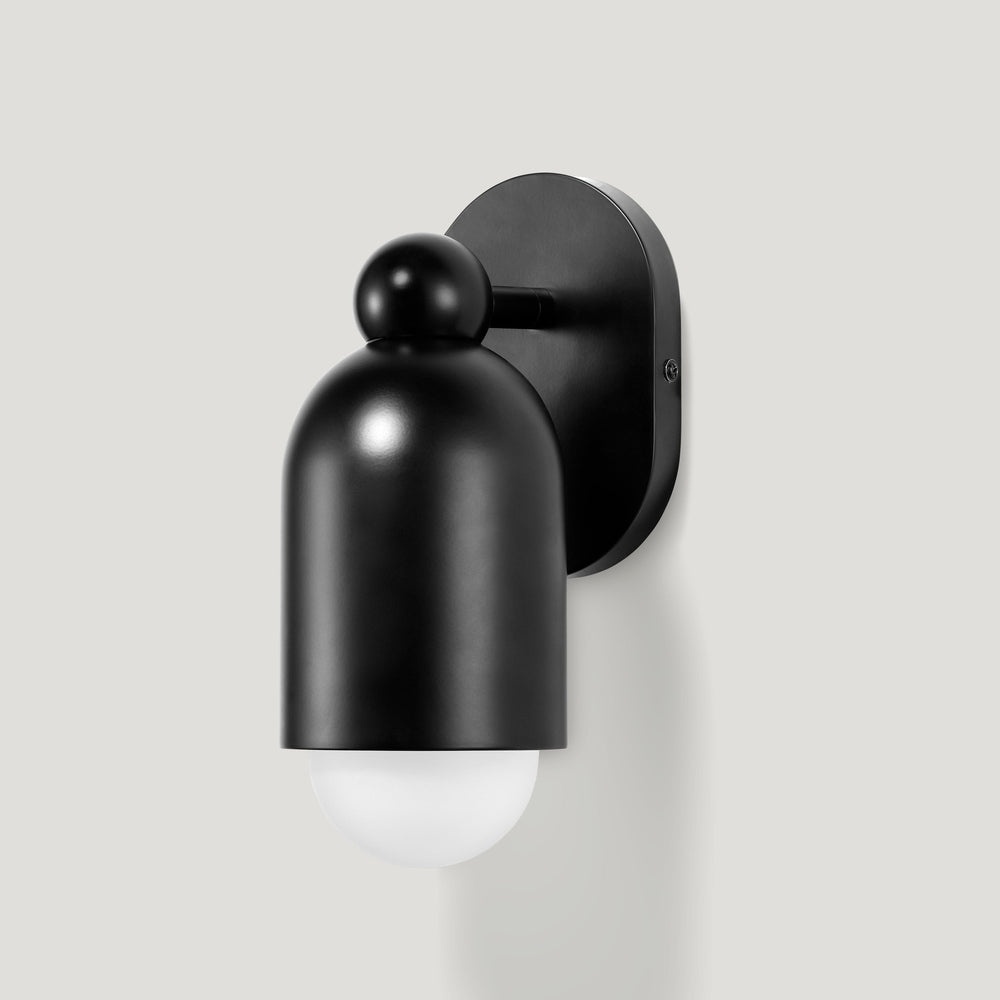 JENSEN Single Wall Sconce - Black