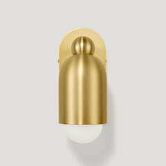 Plank Hardware jensen singular wall spotlight brass 45674500718871