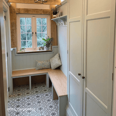 Plank Hardware KEPLER Knurled Button Wall Hook - Antique Brass