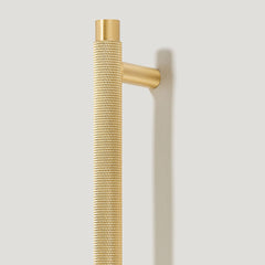 Plank Hardware kepler knurled closet bar pull brass 45347468312855