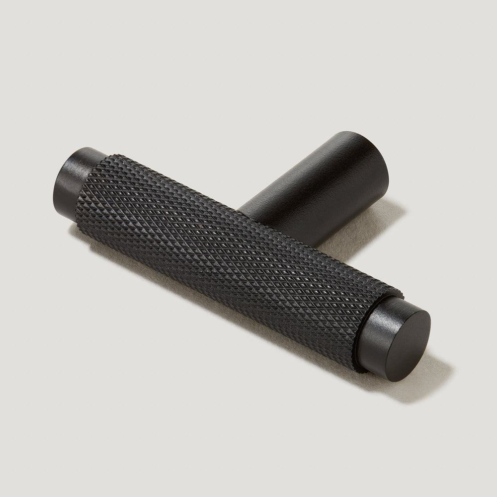 KEPLER Knurled Single T Pull - Black