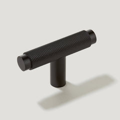 Plank Hardware kepler knurled single t pull black 40203680907543