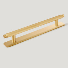 Plank Hardware kepler knurled t bar pull brass 45347546497303