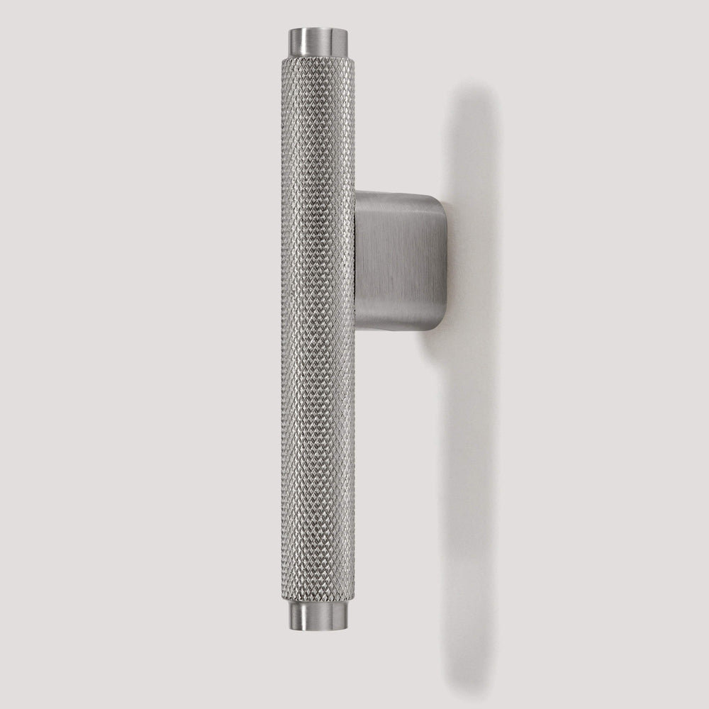 KEPLER Knurled L-Bar Pull - Stainless Steel