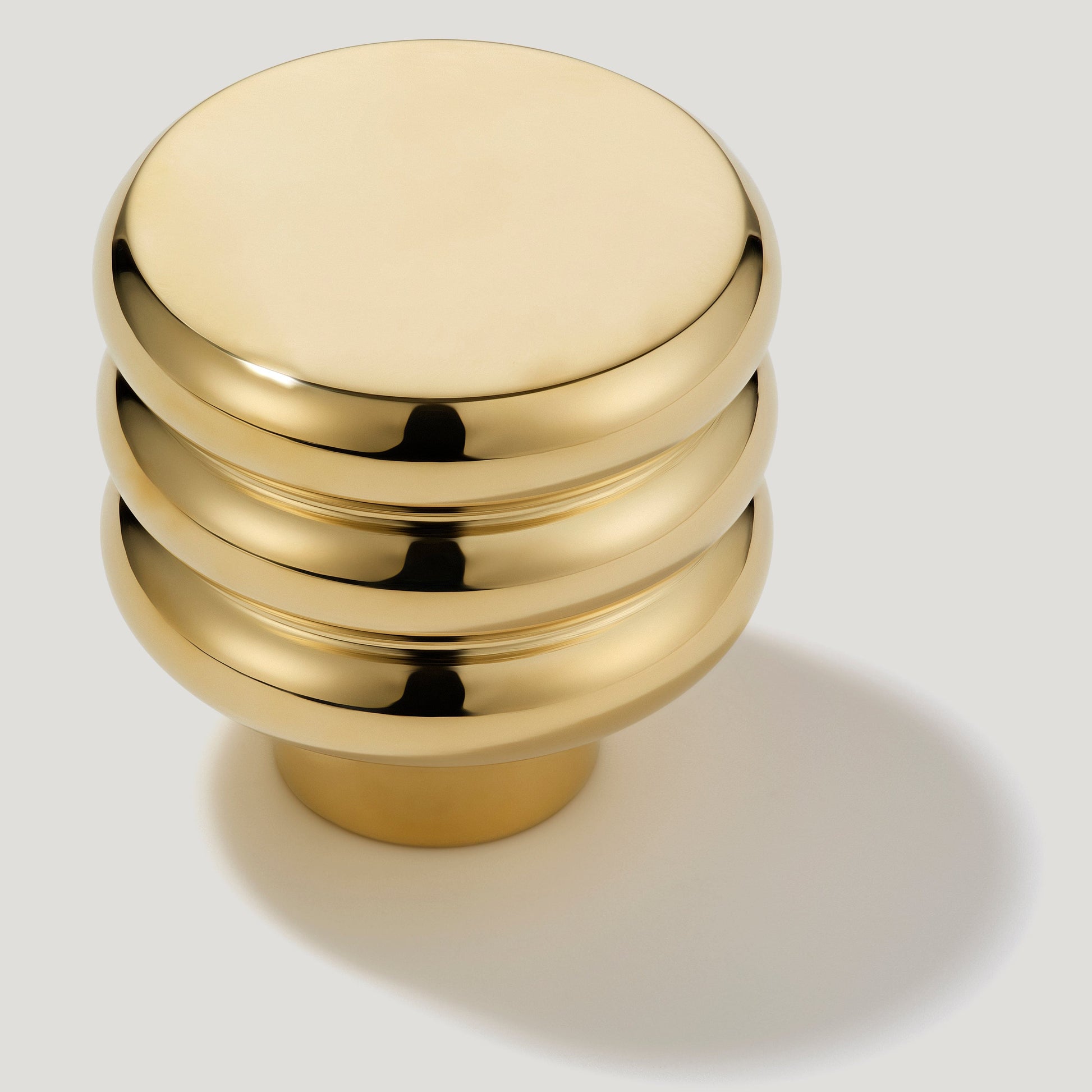 Plank Hardware Knob ALVA Tubular Knob - Unlacquered Brass