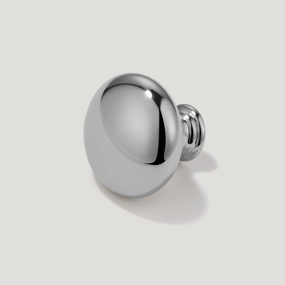 Plank Hardware Knob Only ADELIA Knob - Polished Nickel