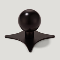 BOBBIN Ball Cabinet Knob - Blackened Bronze