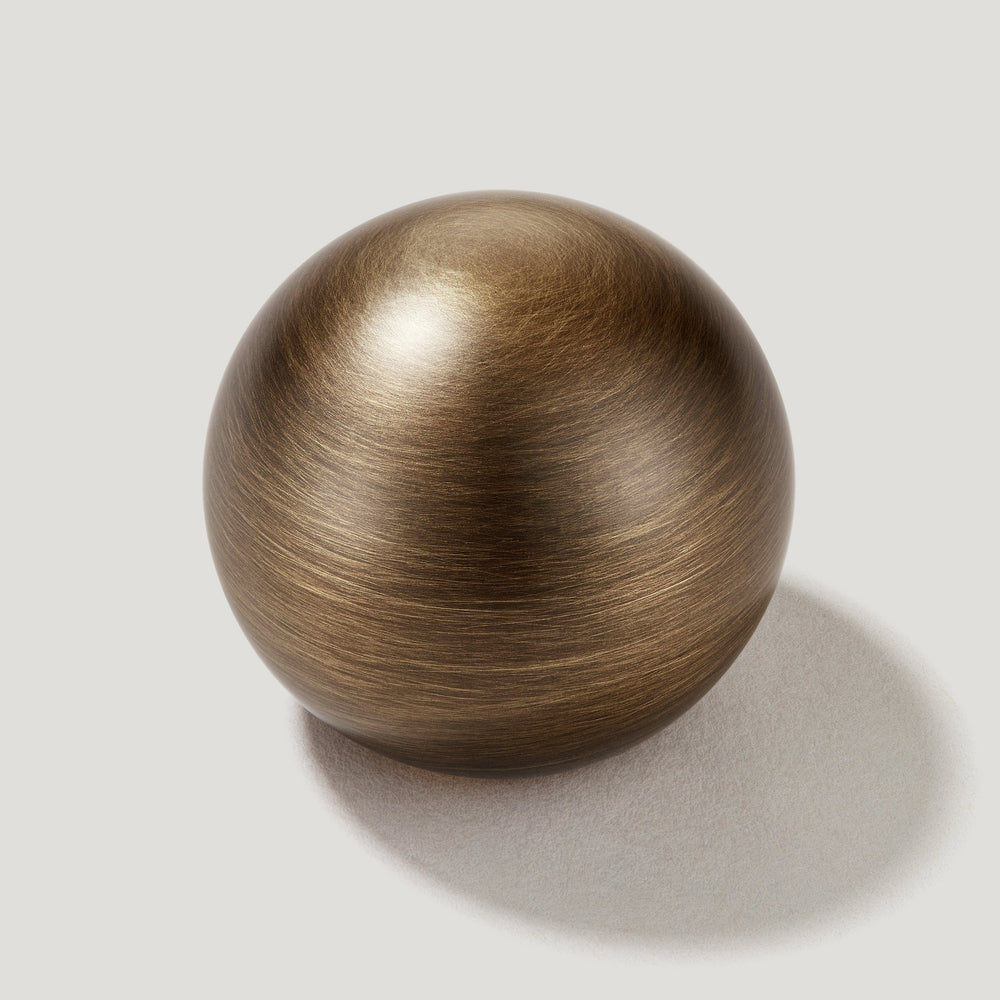 KOJI Round Cabinet Knob - Antique Brass