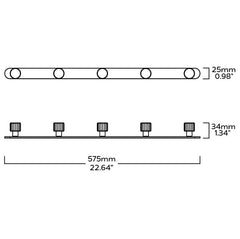 Plank Hardware lennon hook backplate set black 44291086188823