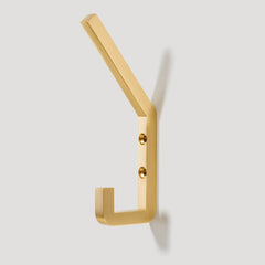 Plank Hardware LEVI Square Wall Hook - Brass