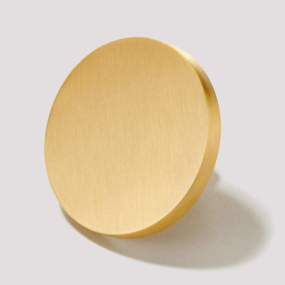 LOVELL Circular Cabinet Knob - Brass