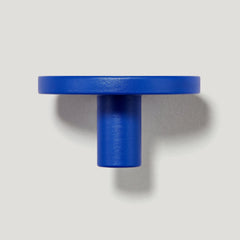 Plank Hardware lovell circular cabinet knob cobalt blue 43135167987991