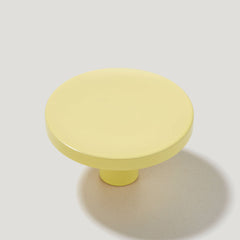 Plank Hardware lovell circular cabinet knob lemon yellow 42587920466199