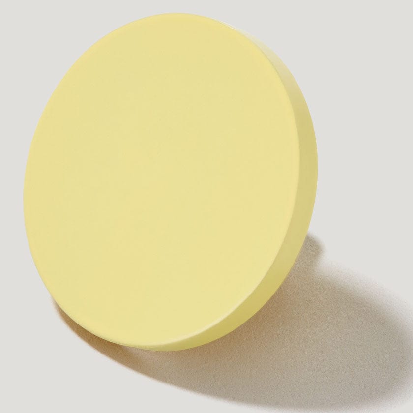 LOVELL Circular Cabinet Knob - Lemon Yellow