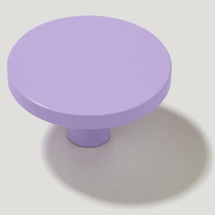 Plank Hardware lovell circular cabinet knob soft lilac 42587925840151