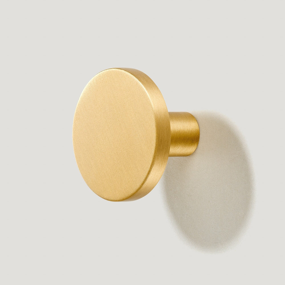 LOVELL Circular Wall Hook - Brass